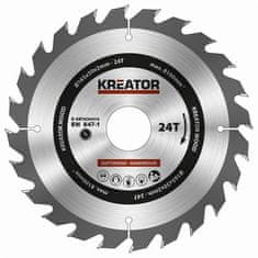 Kreator Pilový kotouč KRT020410 na dřevo 165mm, 24T