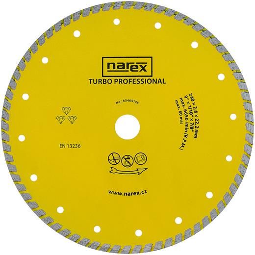 Narex Diamantový kotouč TURBO PROFESSIONAL 230 mm