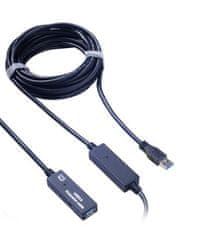 USB 3.0 repeater a prodlužovací kabel A/M-A/F 10m