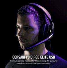 Corsair herní headset Void ELITE RGB Carbon