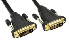 PremiumCord DVI-D propojovací kabel,dual-link,DVI(24+1),MM, 5m