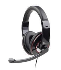 Gembird Sluchátka s mik MHS-001 Gaming black