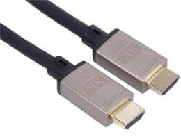 Premiumcord ultra high speed hdmi 2.1 kabel 8k 60hz 4k 120hz kovové konektory 3m