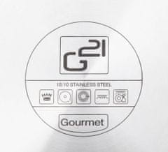 G21 Sada nádobí Gourmet Miracle s hrncem navíc 11 dílů nerez/greblon 6352112