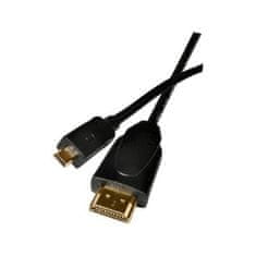 Emos HDMI kabel SB1201 HDMI 2.0 high speed kabel ethernet A vidlice-D vidlice 1,5m