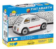 Cobi Stavebnice Fiat 500 Abarth 595, 1:35, 70 kostek