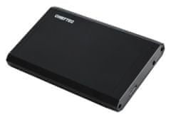 externí box USB3.0 pro 2,5" HDD/SSD, hliníkový