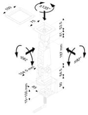 Neomounts FPMA-D400/Držák displeje/na stůl/10-30"/svorka/VESA 100X100/nosn. 10kg/1 displej/šedý