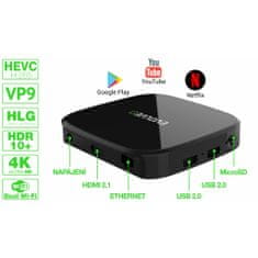 Evolveo MultiMedia Box A4, 4k Ultra HD, 32 GB, Android 11