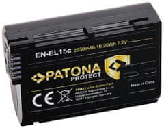 PATONA baterie pro foto Nikon EN-EL15C 2400mAh Li-Ion Protect