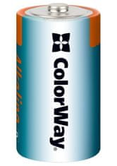 ColorWay alkalická baterie D/LR20/ 1.5V/ 2ks v balení/ blistr