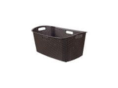 Curver Koš na čisté prádlo RATTAN 60x39x28cm "MY STYLE" plastový, HN