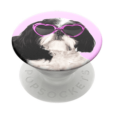 PopSockets PopTop Gen.2, Sassy Shih Tzu, shih tzu se slunečními brýlemi, výměnný vršek