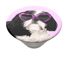 PopSockets PopTop Gen.2, Sassy Shih Tzu, shih tzu se slunečními brýlemi, výměnný vršek