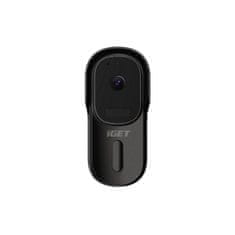 iGET HOME Doorbell DS1 Black - Inteligentní bateriový videozvonek