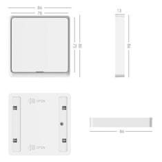 Immax NEO SMART sada 3x vypínač 1-tlačítkový Zigbee 3.0, TUYA