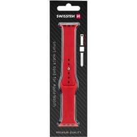 SWISSTEN BAND APP.W.SILIKON. 42-44mm RED