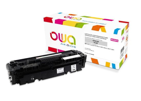 Armor OWA toner kompatibilní s HP CF413X, 5000st, červená/magenta