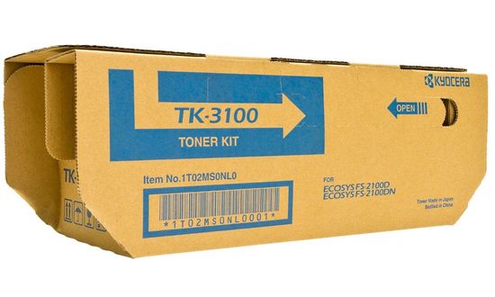 Kyocera toner TK-3100/ FS-2100DN/ FS-2100D/ 12 500 stran/ Černý