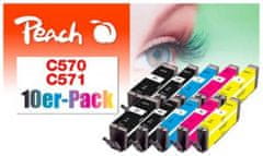 Peach kompatibilní cartridge Canon CLI-571, MultiPack