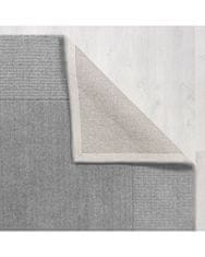 Flair Kusový ručně tkaný koberec Tuscany Textured Wool Border Grey Marl 120x170