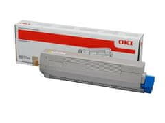 OKI 44844613 - Žlutý toner do C822 (7 300 stránek)