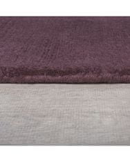 Flair Kusový ručně tkaný koberec Tuscany Textured Wool Border Purple 120x170