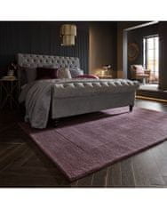 Flair Kusový ručně tkaný koberec Tuscany Textured Wool Border Purple 120x170