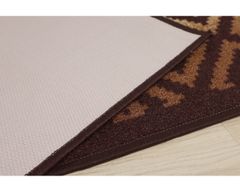 Berfin Dywany AKCE: 150x120 cm s obšitím Protiskluzový běhoun na míru Zel 1018 Brown šíře 120 cm