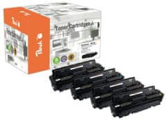 Peach kompatibilní toner HP 201X, 4-MultiPack, CF400-3X, bk, c, m, y