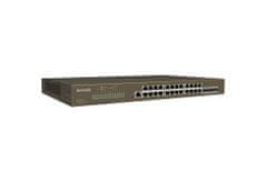 Tenda TEG5328F - L3 Managed Gigabit Switch, 24x RJ45 10/100/1000 Mb/s, 4x SFP 1 Gb/s