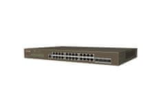 Tenda TEG5328F - L3 Managed Gigabit Switch, 24x RJ45 10/100/1000 Mb/s, 4x SFP 1 Gb/s