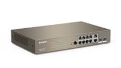 Tenda TEG5312F - L3 Managed Gigabit Switch, 10x RJ45 10/100/1000 Mb/s, 2x SFP 1 Gb/s