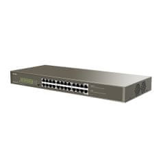 Tenda TEG1124P-24-250W PoE AT Gigabit switch 24x 1Gb/s s PoE 802.3af/at, PoE+ 225W, Rackmount, VLAN