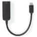 Nedis kabelový adaptér USB 3.2 Gen 1/ USB-C zástrčka - RJ45 zásuvka/ kulatý/ černý/ 20cm