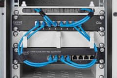 Digitus 10 palcový 8 portový gigabitový ethernetový přepínač, L2 + mnagement