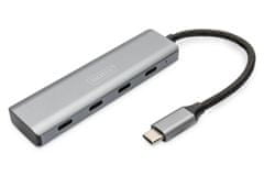 Digitus 4portový USB-C HUB 4x USB-C 3.1 Gen1, 5Gbps