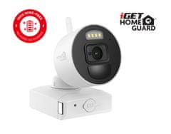 iGET HGNVK88004P + BATERIE ZDARMA - bateriový bezdrátový WiFi FullHD set, 8CH NVR + 4x FullHD kamera