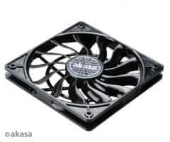 Akasa ventilátor - 12 cm slim