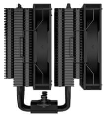 DEEPCOOL chladič AG620 BK ARGB / 2x 120mm fan / 6x heatpipes / PWM / pro Intel i AMD / černý