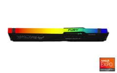 Kingston FURY Beast EXPO/DDR5/16GB/6000MHz/CL36/1x16GB/RGB/Black