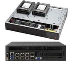 SuperMicro Micro 1U mini ITX chassis 2x 2,5" int. HDD, bez zdroje