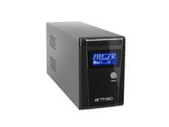 Armac UPS OFFICE 850E LCD 2 FRENCH OUTLETS 230V METAL CASE
