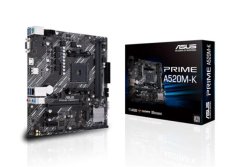 ASUS PRIME A520M-K, AM4, AMD A520, 2x DDR4, mATX