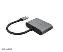 Akasa - adaptér Type-C na HDMI a VGA