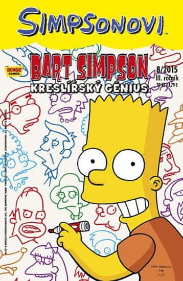 CREW Simpsonovi - Bart Simpson 8/2015 - Kreslířský génius