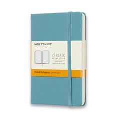 Moleskine Zápisník - tvrdé desky S, linkovaný, tyrkysový