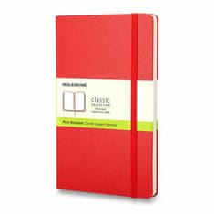 Moleskine Zápisník - tvrdé desky L, čistý, červený