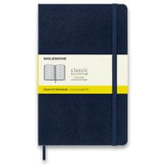 Moleskine Zápisník - tvrdé desky L, čtverečkovaný, tm. modrý