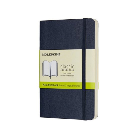 Moleskine Zápisník - měkké desky S, čistý, modrý